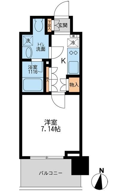 【江東区常盤のマンションの間取り】