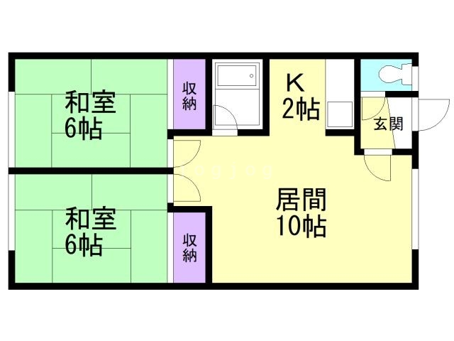 丸栄マンションの間取り