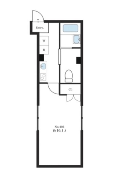 【板橋区本町のマンションの間取り】