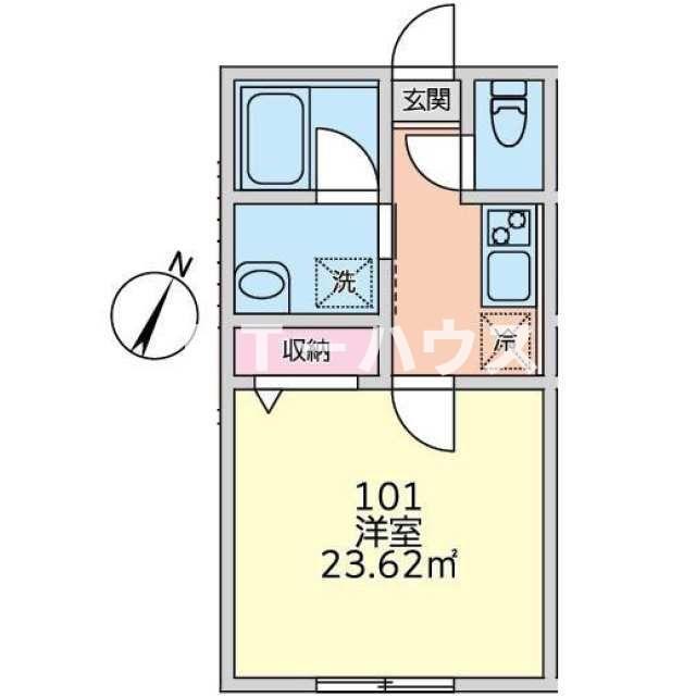 セレーノ前原の間取り