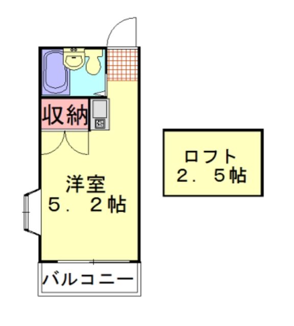 ふじみ野市上福岡のアパートの間取り