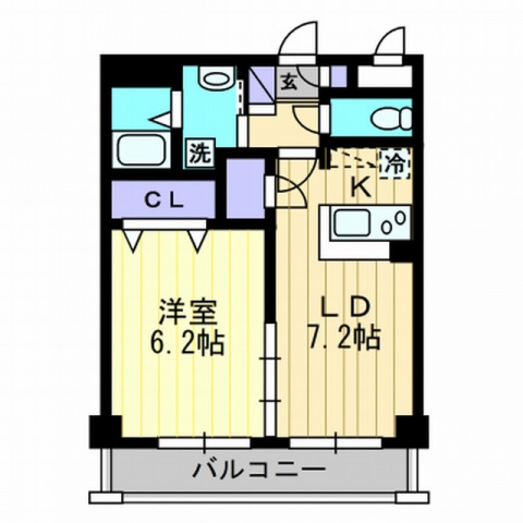 エピナール北久保の間取り