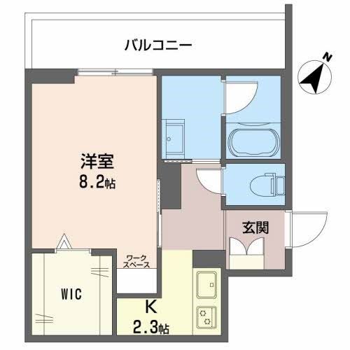 豊川市蔵子のマンションの間取り