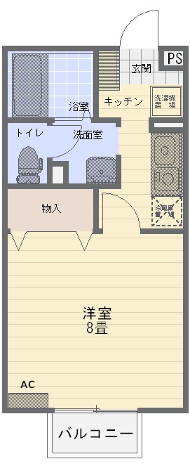 ムーンテイラー山王ＡA棟の間取り