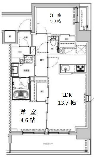 Ｓ－ＲＥＳＩＤＥＮＣＥ板橋大山の間取り