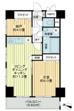 ライオンズマンション護国寺第3の間取り