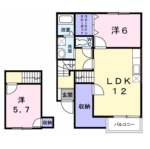 プラーノ壱番館の間取り