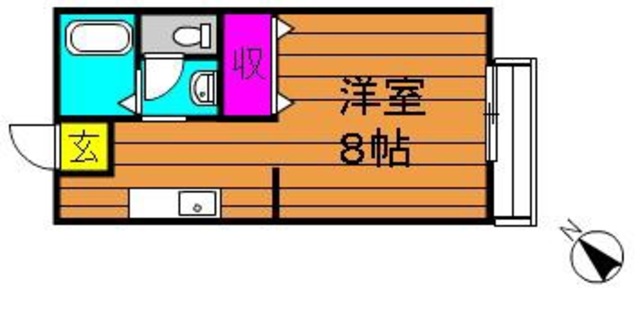 浅口市鴨方町六条院中のアパートの間取り