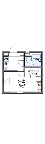 レオパレスルート４セイジィの間取り