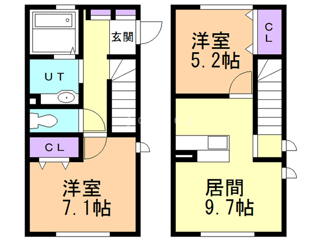 ファーストリッチＡの間取り