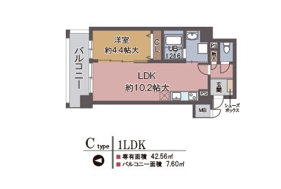 ケイグレースの間取り