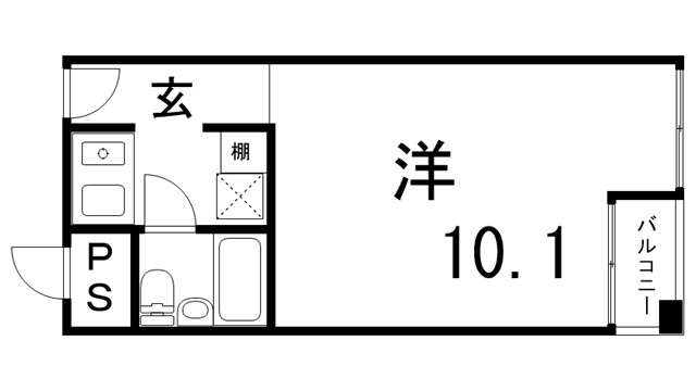 東急ドエル神戸ポートビレジ4号棟の間取り