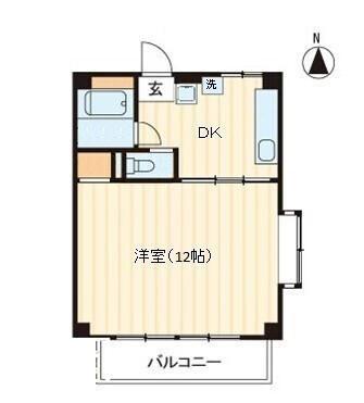 高松市仏生山町のマンションの間取り