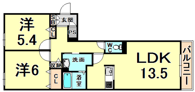 シャーメゾン　アトラの間取り