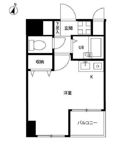 プレール市ヶ谷納戸町の間取り