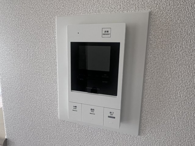 セキュリティ　モニター付きインターホンです