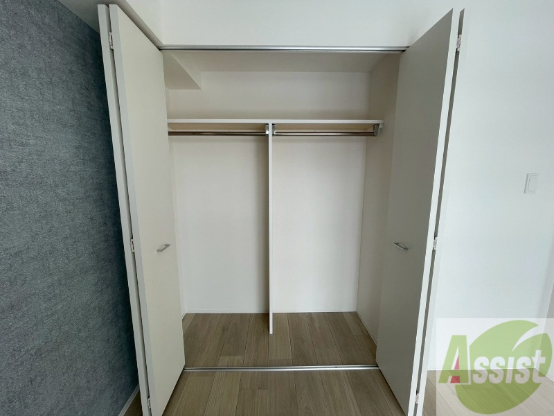 収納　洋室にはクローゼットがあるのですっきり片付きそうです。