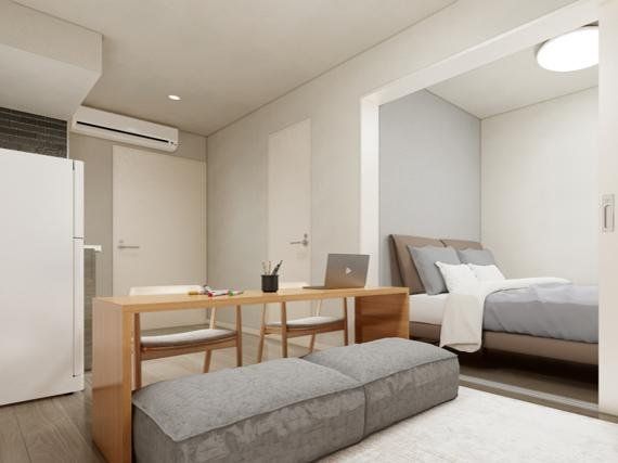 居室・リビング　※家具家電は物件に付帯しません。