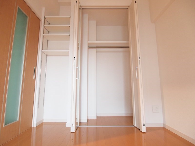 収納　収納。棚もあり便利です。