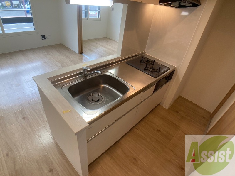 キッチン　キッチンはスペースも広々していて使いやすそうですよ！