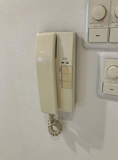 セキュリティ　★インターホンで玄関を開けずに来訪者と話せます