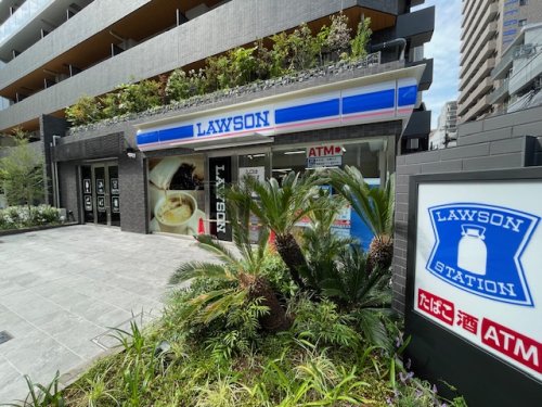 コンビニ　ローソン博労町一丁目店（コンビニ）まで158m