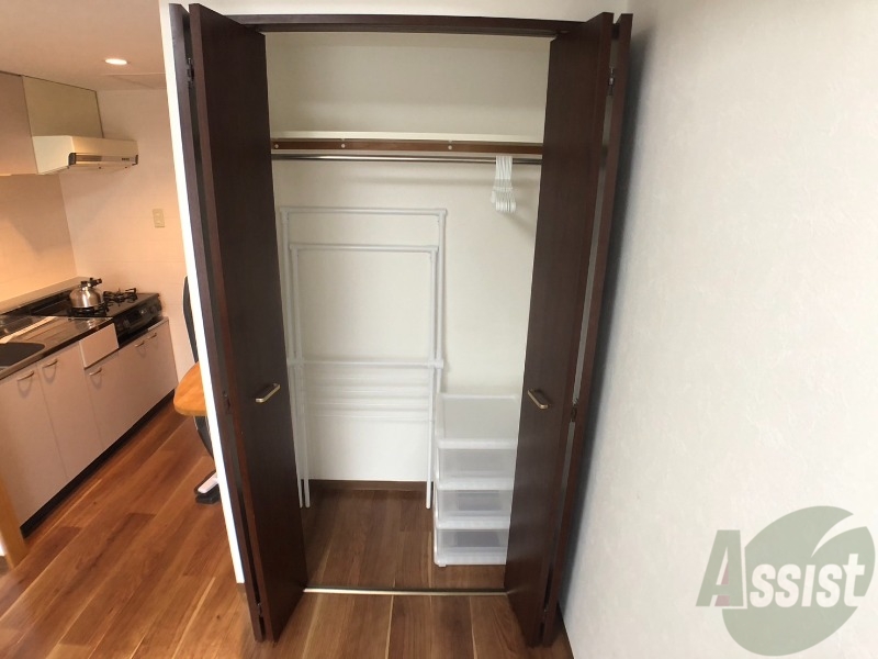 収納　収納もバッチリあるのでお部屋が片付きますよ！