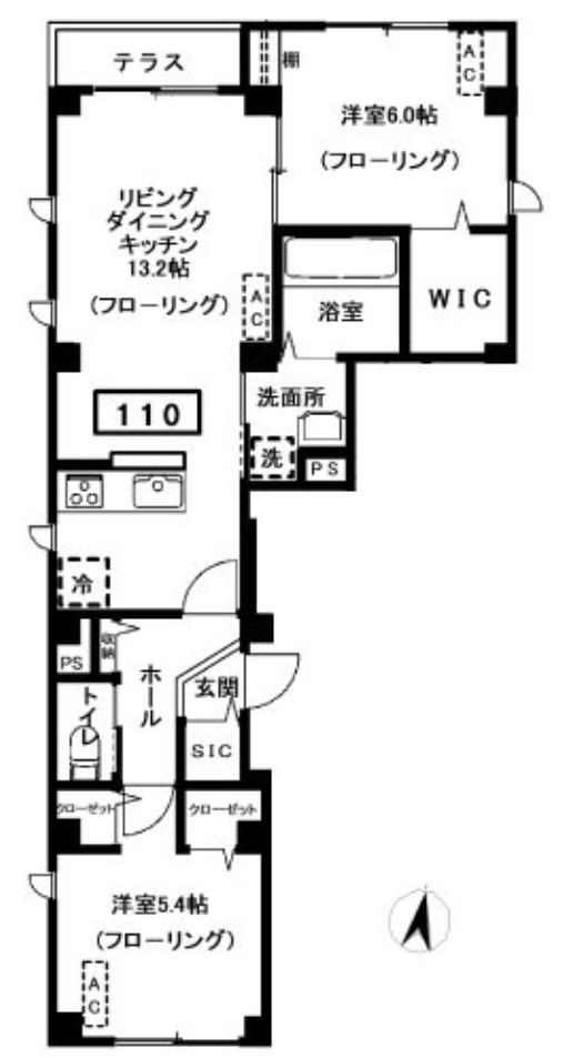 グレイスレジデンス北千住の間取り写真