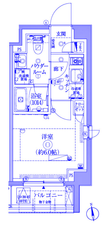 クレイシア横浜ヴェールの間取り写真