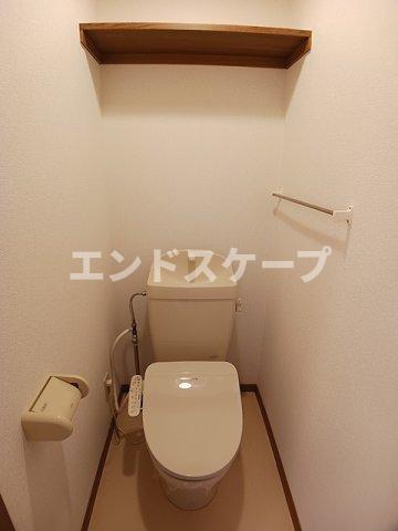 ＪＲ上越線 八木原駅 徒歩35分 2階建 築25年のトイレ写真