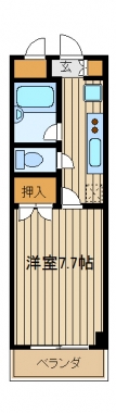 西武池袋線 石神井公園駅 徒歩8分 5階建 築32年の間取り写真