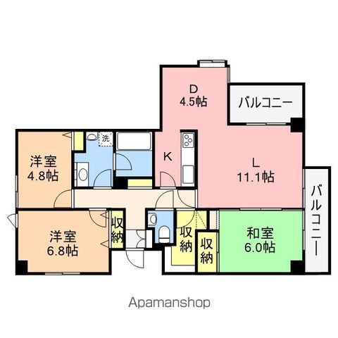 ダイアパレス水島町の間取り写真