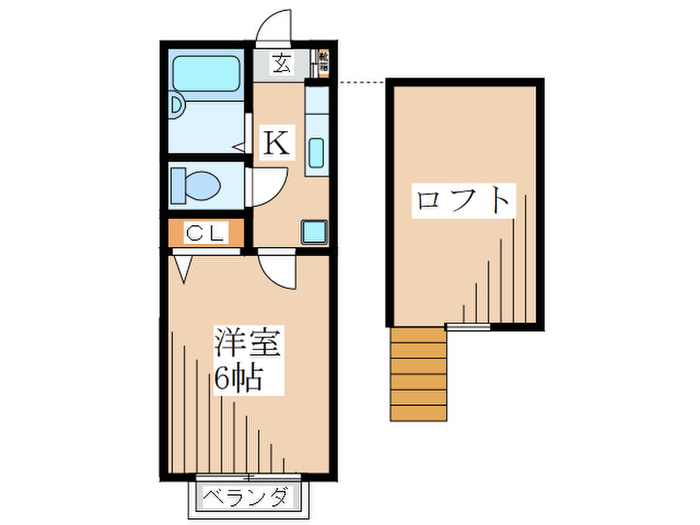 柿ノ木コ-ポの間取り写真