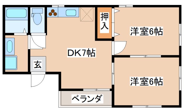 BELLTREE板宿EASTの間取り写真