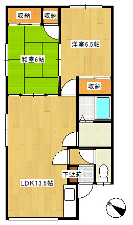 エイトコーポIII（３）の間取り