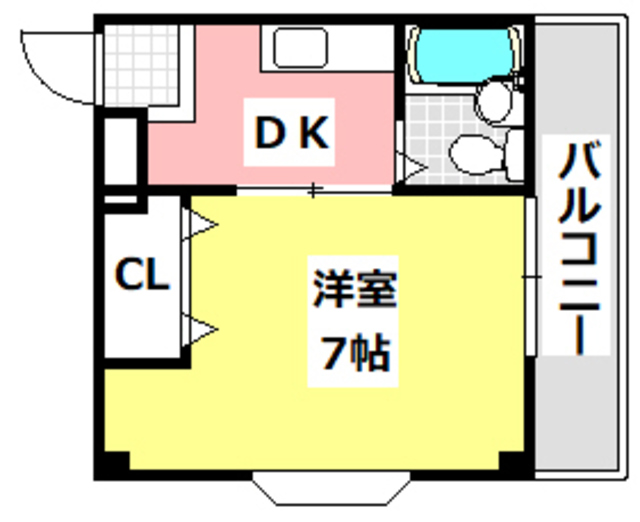 茨木市大住町のマンションの間取り