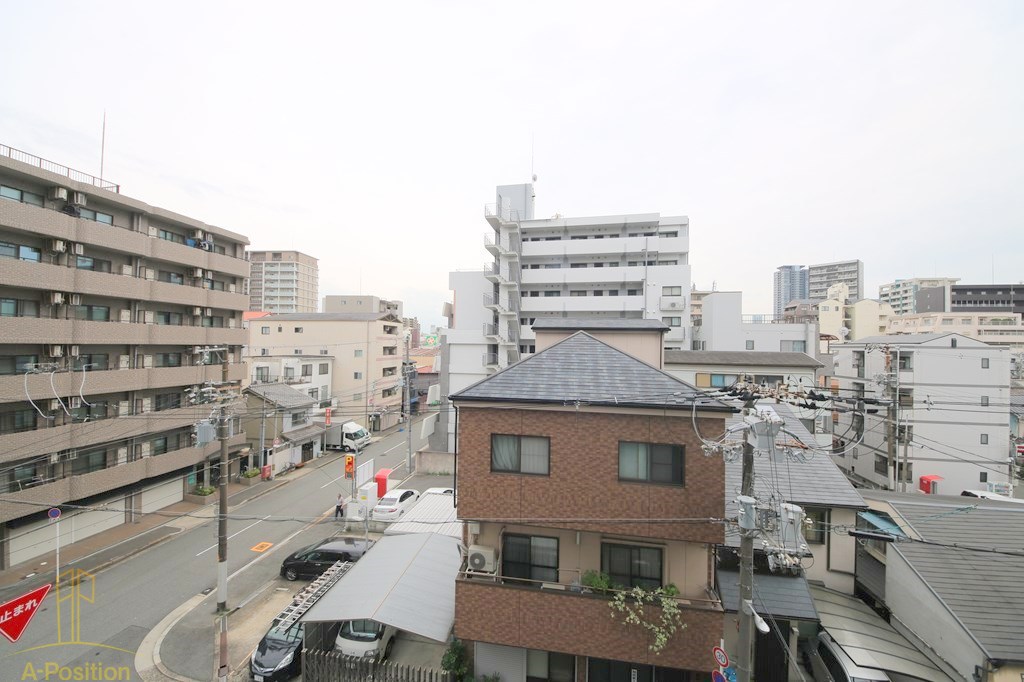 【大阪市東成区中道のマンションの眺望】