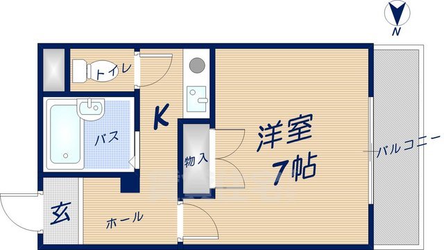 東大阪市本町のマンションの間取り