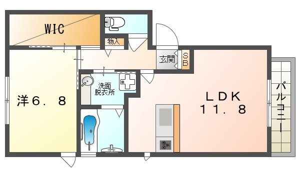 コンフォートYFの間取り