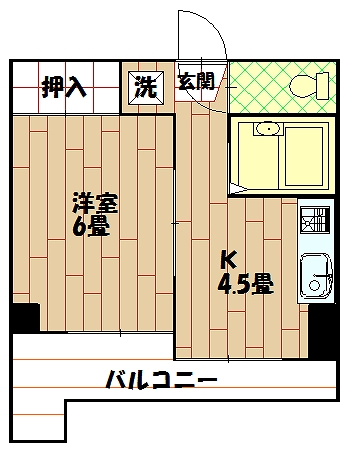 YKマンションの間取り