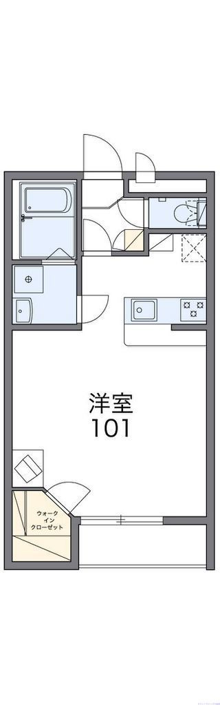 レオパレス桜山ガーデンテラスの間取り