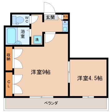 パレス窪新の間取り