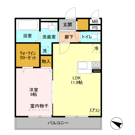 ロハス末広の間取り