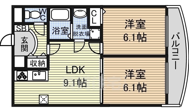 さくらHills YAGOTOの間取り