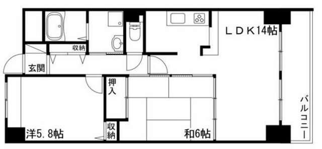 【ライオンズマンション姫路東今宿の間取り】