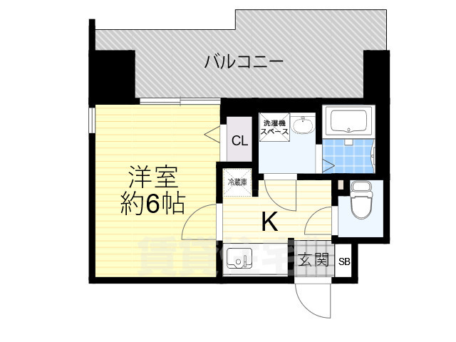 大阪市北区豊崎のマンションの間取り