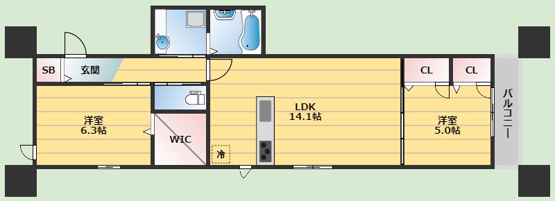 Maison de la Cielの間取り