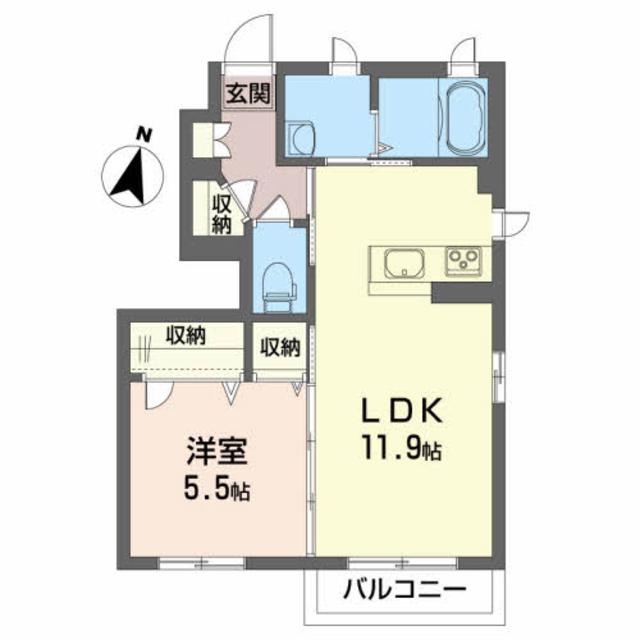 シャーメゾン葭ヶ入の間取り