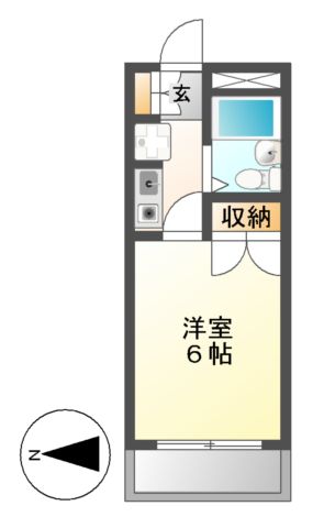 ＣＡＳＡ　ＮＯＡＨ　名古屋マンションIIの間取り