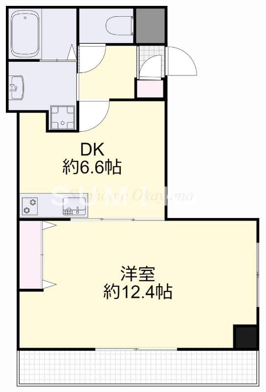 マルカツ新保の間取り